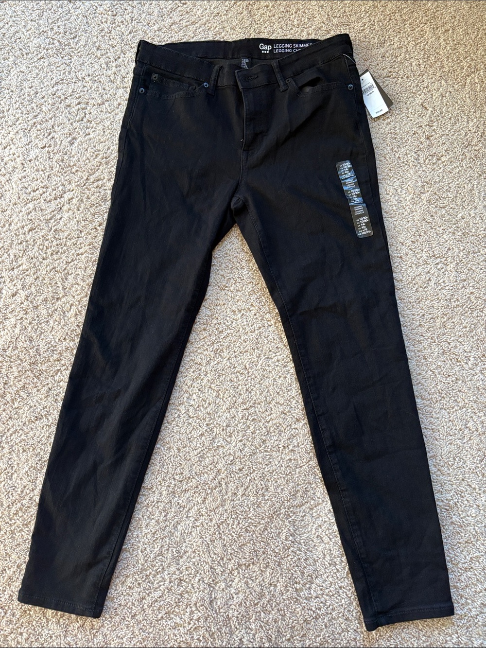 NWT- GAP Black Skinny Legging Jeans